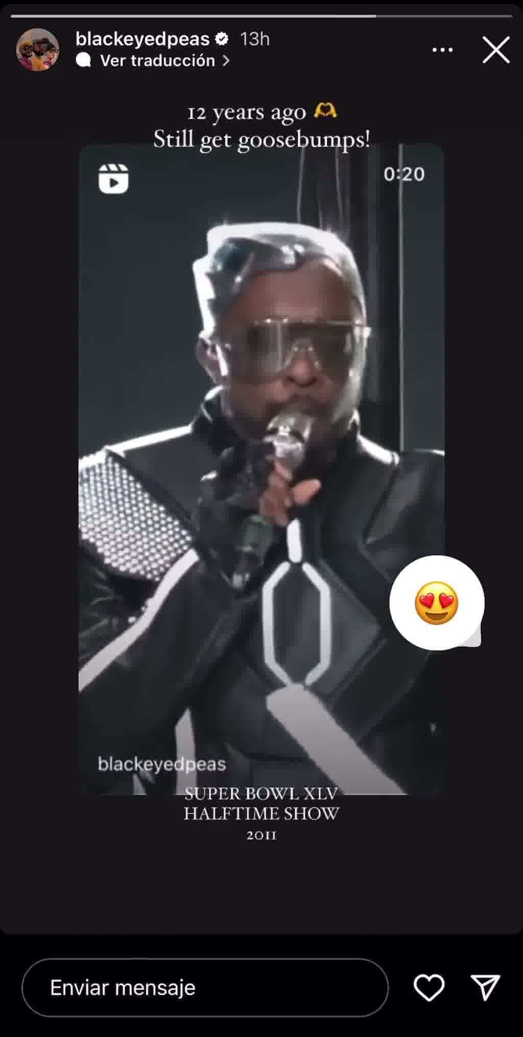Black Eyed Peas rememora uno de los momentos más icónicos de su carrera