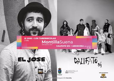 El festival Montilla Suena se celebra los días 2 y 3 de diciembre con artistas de primer nivel