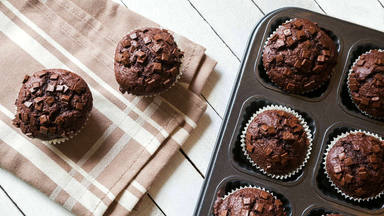 Receta muffins de chocolate
