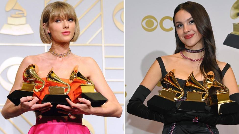 Olivia Rodrigo emula a Taylor Swift en los Grammy... pero no por lo que