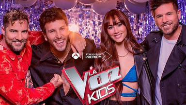 Imagen promocional de 'La Voz Kids': con Pablo López, Aitana, David Bisbal y Sebastián Yatra