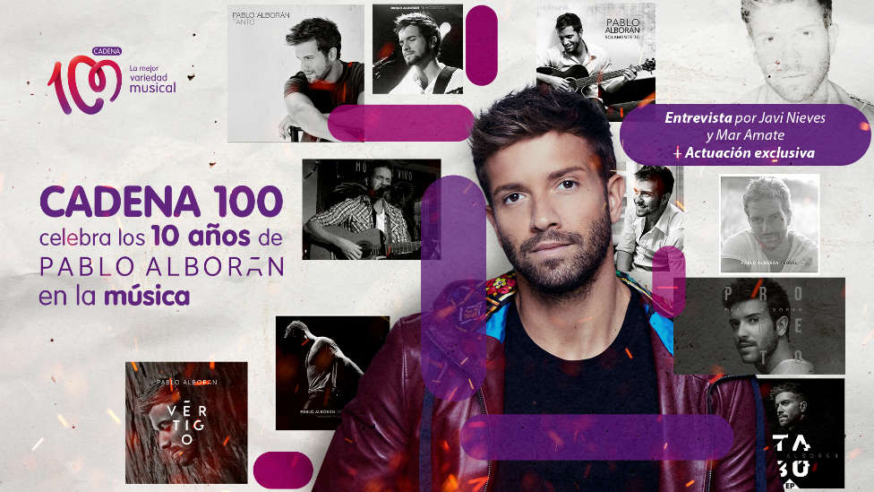 Vuelve a ver el especial 'Pablo Alborán celebra sus 10 años en la música en CADENA 100'