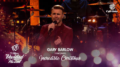 1 Vas a ver a Gary Barlow en gira Personalizado De Navidad Navidad Tarjeta 