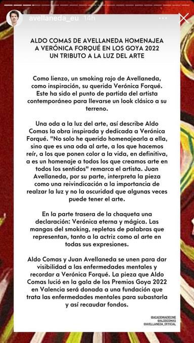 El conmovedor gesto de Macarena Gómez y Aldo Comas para rendir homenaje a Verónica Forqué: “Eterna”