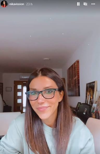 Nika hablando en sus stories de Instagram de su separación matrimonial de Josep Roselló