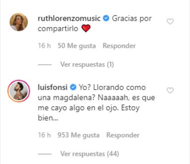 Luis Fonsi reacciona ante el vídeo de Alejandro Sanz