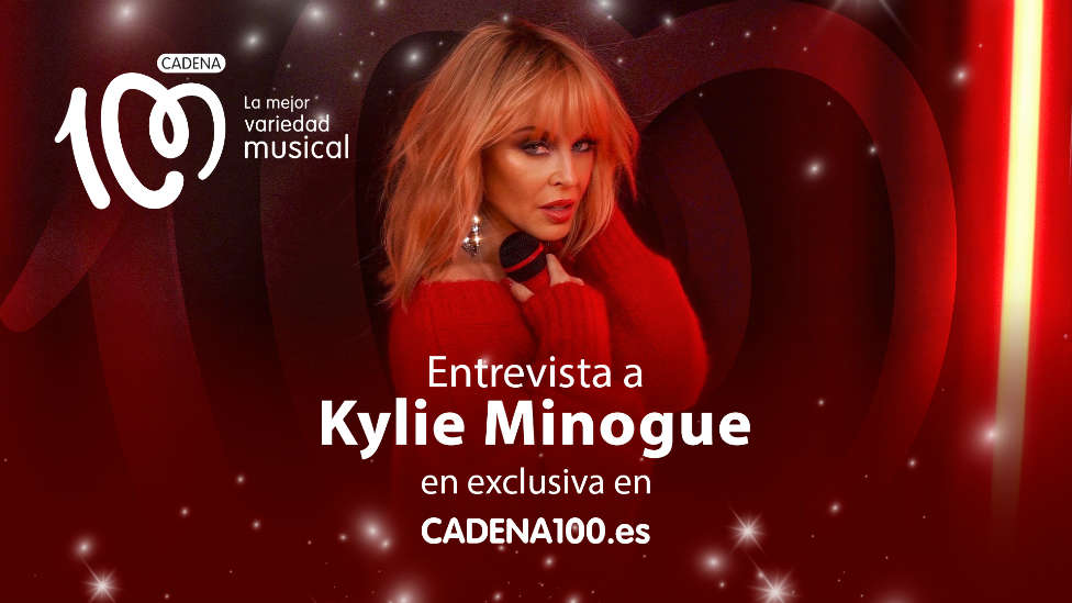 Kylie Minogue en exclusiva para CADENA100.es, presenta 'Say Something'