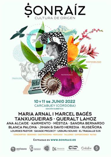 Tanxugueiras, María Arnal i Marcel Bagés y Queralt Lahoz protagonizarán el festival Sonraíz en Carcabuey