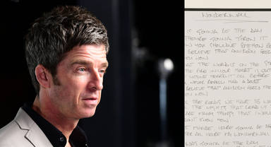 La letra de "Wonderwall" de Oasis sale a subasta: ¿cuánto se ha pagado por el manuscrito de Noel Gallagher?