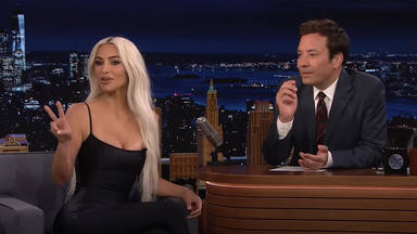 Kim Kardashian interrumpe el programa de Jimmy Fallon para mandar callar a sus hijos y se hace viral
