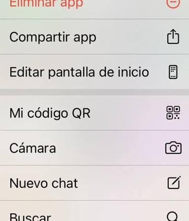 Así se ve la funcionalidad oculta de WhatsApp en los móviles con sistema operativo iOS