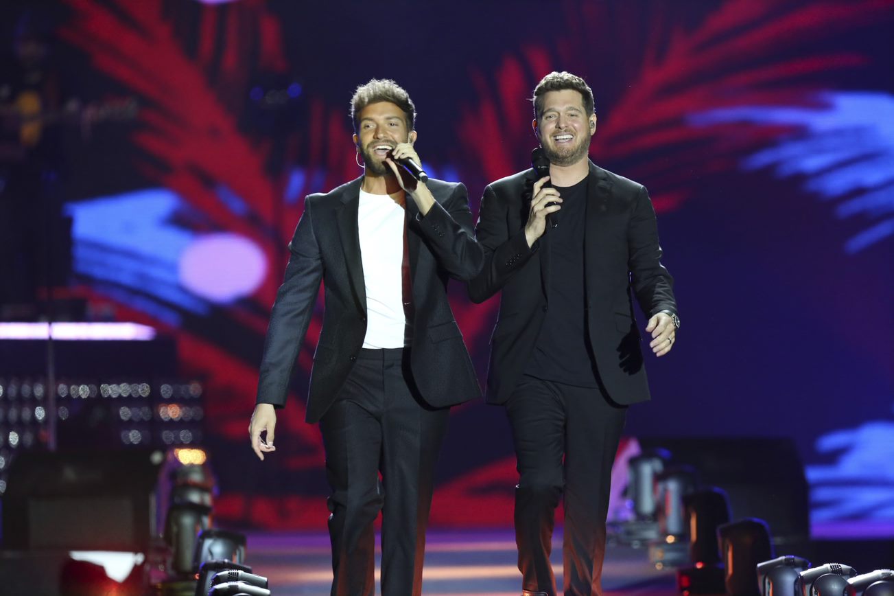 Pablo Alborán y Michael Bublé: el dueto más internacional del CADENA 100 CONCIERTO 30 ANIVERSARIO