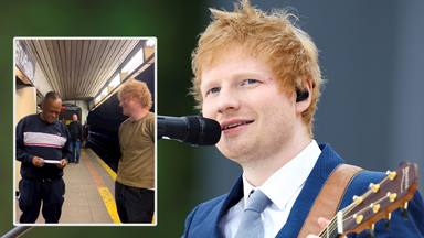 Ed Sheeran canta con un músico callejero en el Metro de Nueva York: así suena 'Eyes closed' a dúo