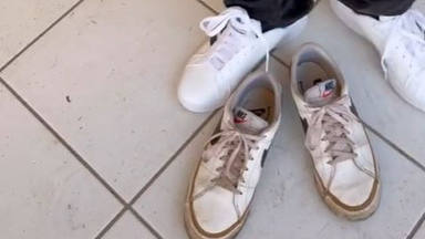 La lección viral de este padre a su hijo por burlarse de las zapatillas de un compañero de clase