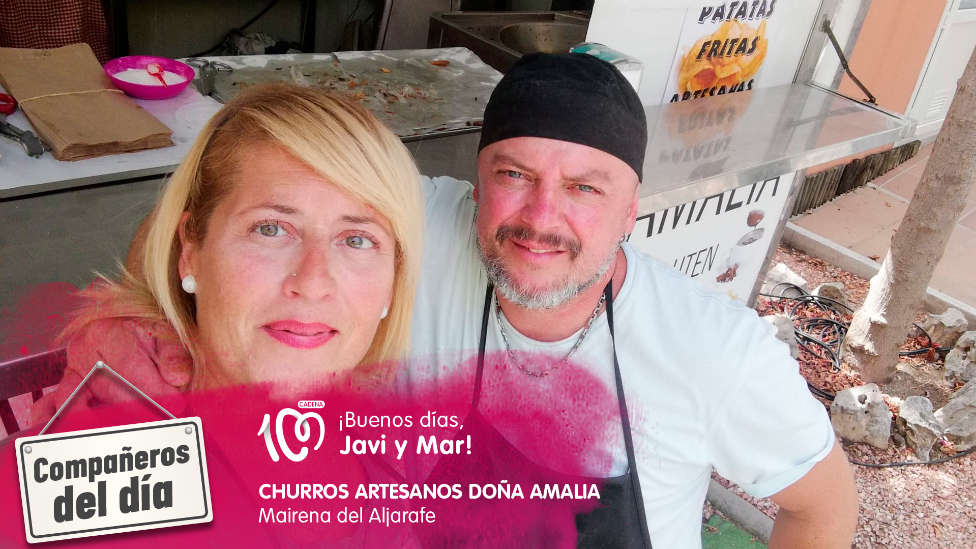 Churros Artesanos Doña Amalia en Mairena del Aljarafe, ¡Compañeros del día!