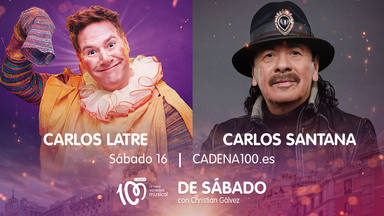 Santana y Carlos Latre: la combinación perfecta de música y humor este ‘De Sábado con Christian Gálvez’