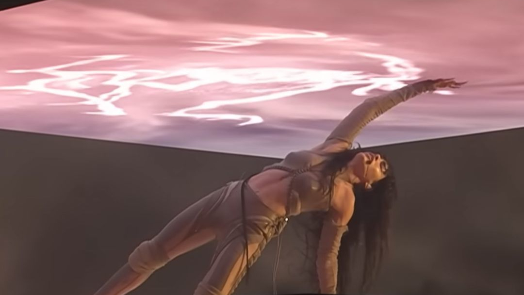 Loreen en una imagen del videoclip de 'Tatoo', tema con el que se presenta a Eurovisión 2023