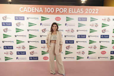 Marta Soto en el photocall de CADENA 100 POR ELLAS 2022