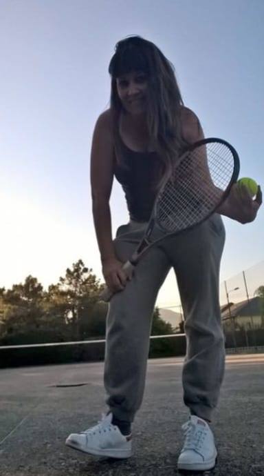 Ruth Medina, gran amante del tenis
