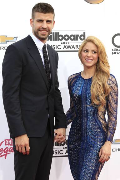 Gerard Pique und Shakira bei der Verleihung der Billboard Music Awards 2014 in der MGM Grand Garden