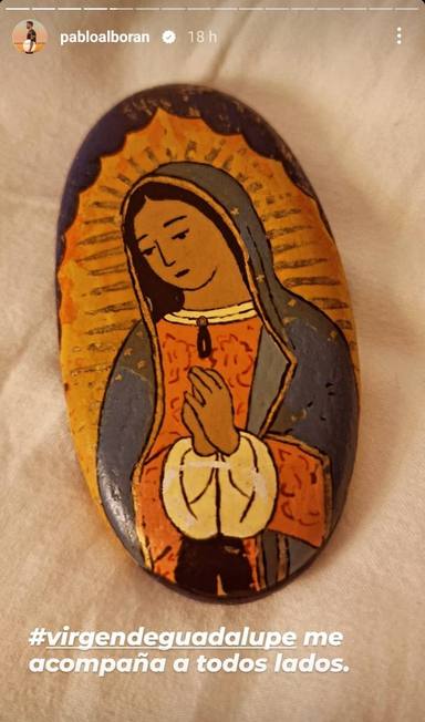 La Virgen de Guadalupe, el amuleto de Pablo Alborán