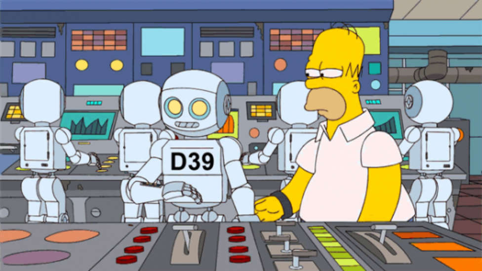 Los Simpson que habrá un ataque de robots este - y Andrea - CADENA 100