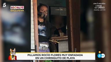 Las imágenes de Rocío Flores tras la pelea con su novio