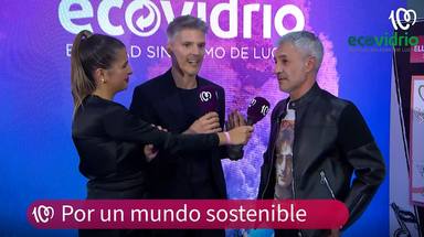 Sergio Dalma reconoce a CADENA 100 Por Ellas y Ecovidrio que empezó tarde en esto del reciclaje