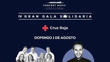 Así será la Gran Gala Solidaria del Concert Music Festival a favor de Cruz Roja
