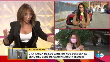 María Patiño al frente de Socialité, que ha desvelado el sexo del bebé que esperan Jesulín y Campanario