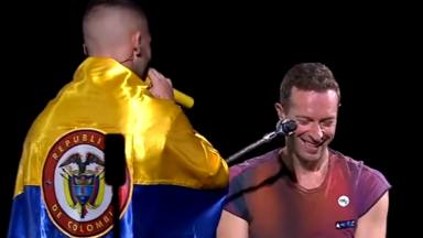 Coldplay, más colombianos que nadie: cantan tema de Bad Bunny y J Balvin y suben a Turizo al escenario