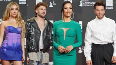 Alfombra roja de la sesión acústica de los Premios Grammy Latinos celebrada en Las Ventas, en Madrid