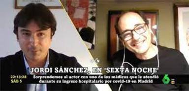 Jordi Sánchez se ve las caras con el médico que le trató durante su estancia en el hospital por Covid