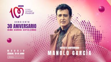 Manolo García, artista confirmado para el CADENA 100 CONCIERTO 30 ANIVERSARIO