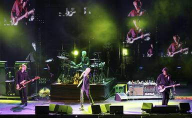 La banda R.E.M. en una imagen de archivo de uno de sus conciertos