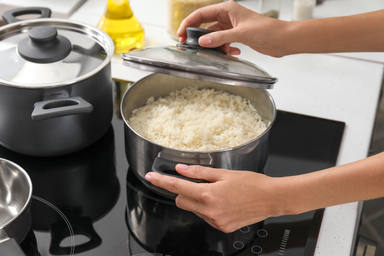 Cocinar arroz cantidad de agua