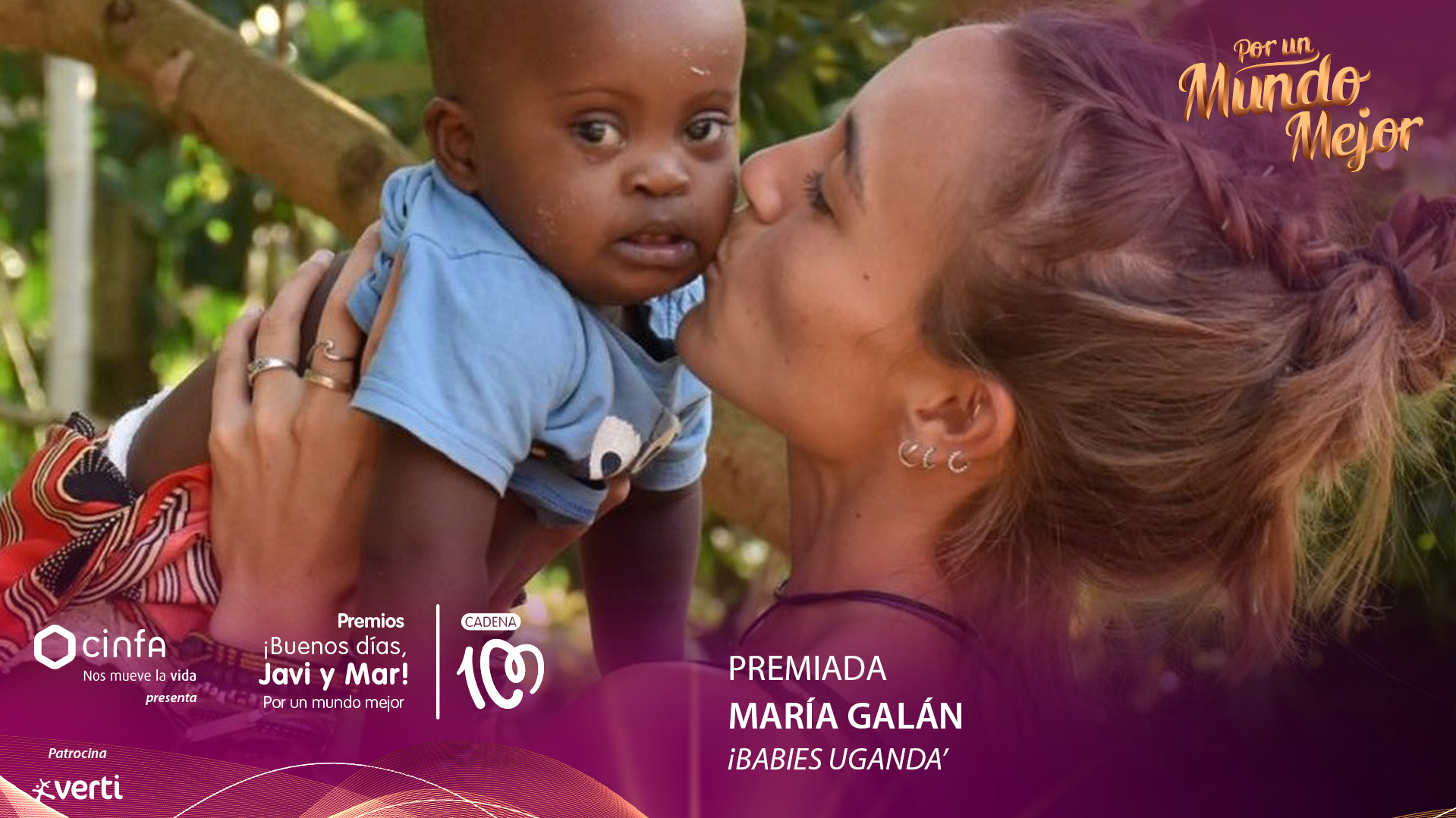 María Galán, de 'Babies Uganda', Premio ¡Buenos días, Javi y Mar!