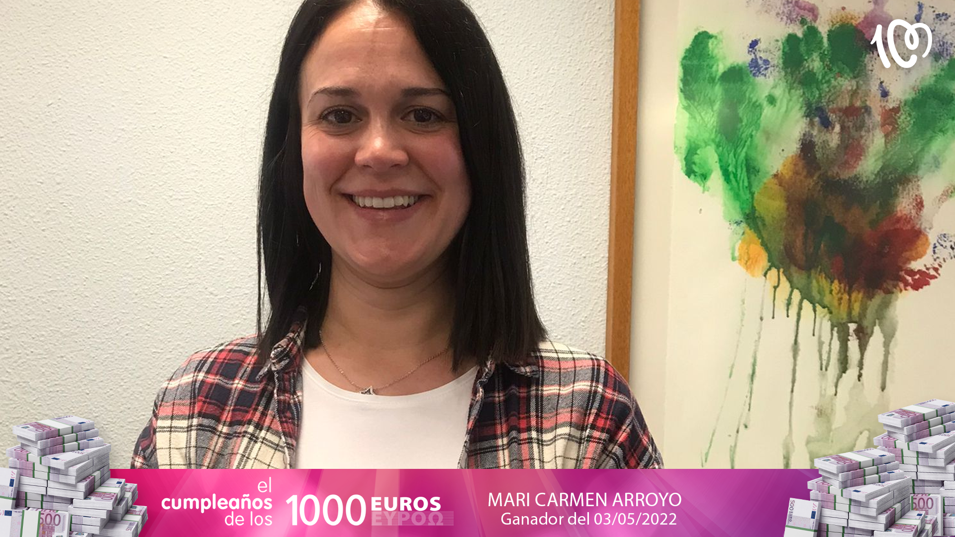 Mari Carmen ha ganado 2.000 euros: "El dinero para mis niños, ¡que viene uno en camino!"