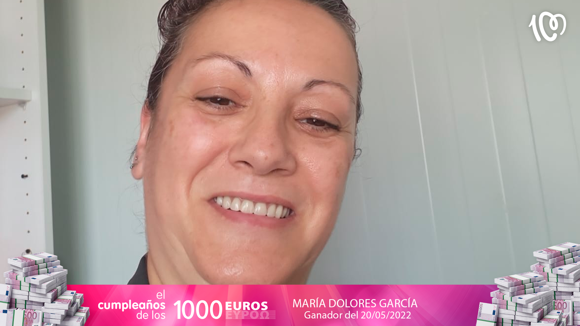 Cumplir años el 29 de febrero ha dado suerte a MªDolores: "¡1.000 euros!"