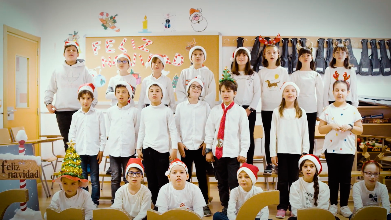 Escucha aquí 'Cuando llega Navidad', el villancico del Colegio Público Integrado Río Sena